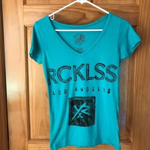 Young & Reckless V Neck Tee